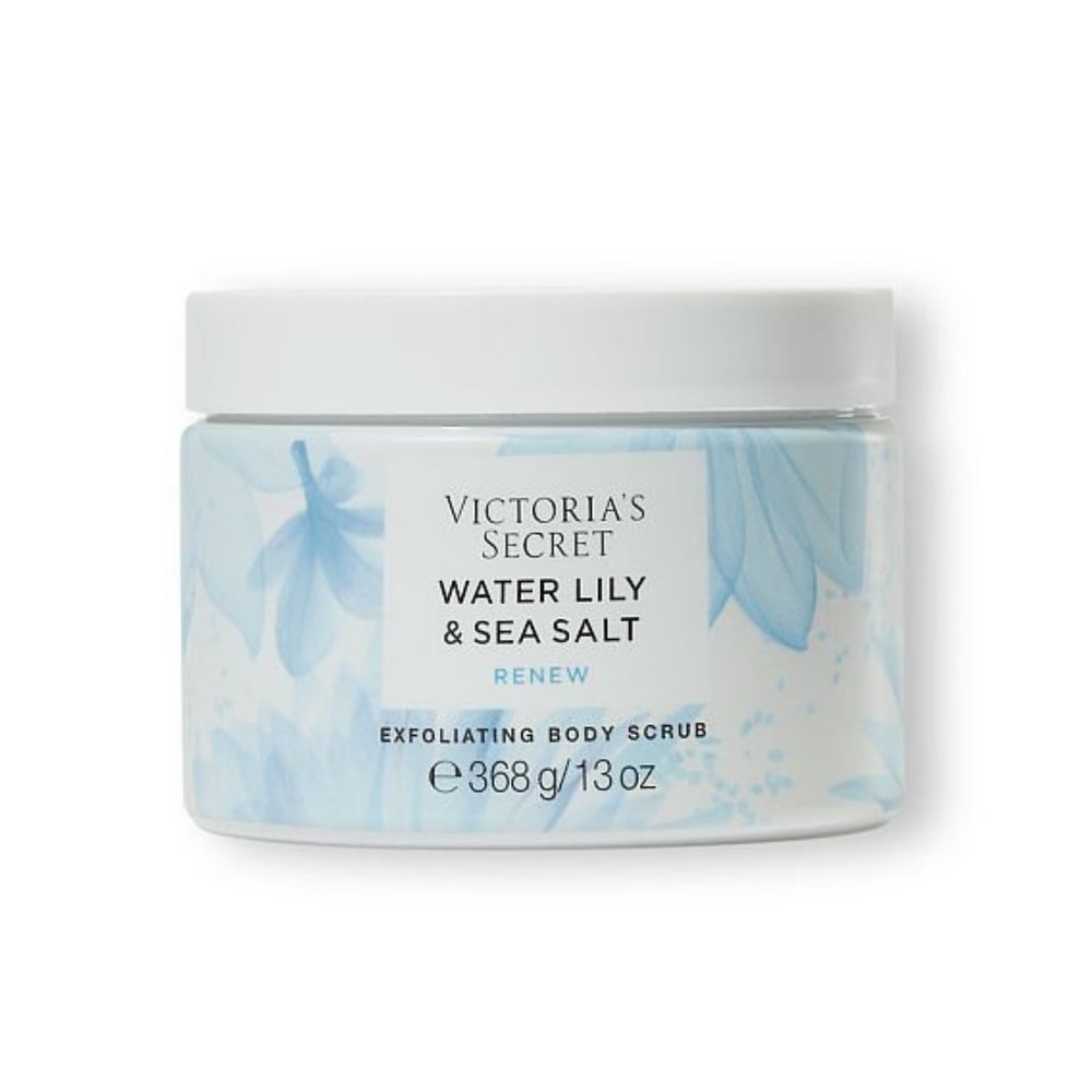 Victorias Secret WATER LILY & SEA SALT Natural Beauty Exfoliating Body Scrub NEW